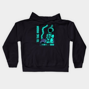 to the moon Kids Hoodie